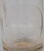Budai szikvízgyár, Vegytiszta szikvíz Böhm Mór szódás üveg 25 cm
