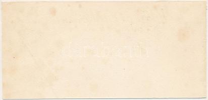 1941. 20P egyoldalas lila-kék nyomat, az 1958-as Magyar Grafika 10. éves jubileumi számából kézzel k...