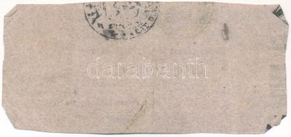 Miskolc 1860. 10kr "Miskolcz városa pénztári utalványa" bélyegzéssel T:F Adamo MIS-2.1