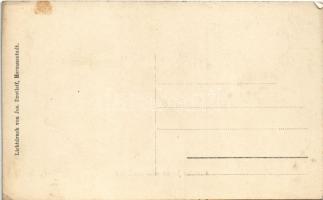 Koczka Jarov állatszelídítő a cirkuszban. Jos. Drotleff Hermannstadt kiadása (Nagyszeben, Sibiu) / A...