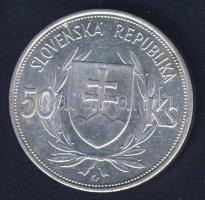 Szlovákia 1944. 50K Ag "5. Függetlenségi évforduló" T:2