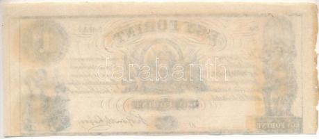 1852. 1Ft "Kossuth bankó", "A" sorozat, kitöltetlen T:AU
Hungary 1852. 1 Forint...
