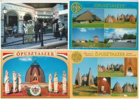 Ópusztaszer - 9 db modern postatiszta képeslap