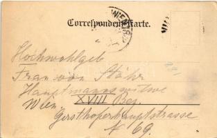 1899 (Vorläufer) Villach (Kärnten), Haus aus dem 15. Jahrhundert / house from the 15th century, shop...