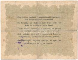 1848. 10Ft "Kossuth Bankó" "UF. 2491 25" hátlapi szövegben "BÜNTETETTNEK&qu...