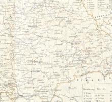 Magyarország, Horvát-Tótország és a katonai őrvidék térképe Homolka József ca 1870 315x225 mm Színez...