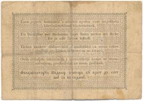 1848. 1Ft "Kossuth bankó" T:VG folt, kis szakadás 
Adamo G104