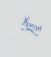 Herendi virágmintás bonbonier. 2. oszt. jelzéssel, kis kopással, 14x10 cm