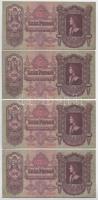 1930. 100P (4x) sorszámkövetők * E 064 098292 - * E 064 098295 T:XF-F Adamo P17