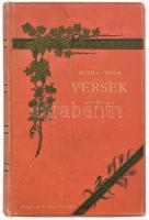 Kozma Andor: Versek. A szerző, Kozma Andor (1861-1933) költő, műfordító által DEDIKÁLT példány. (Rut...