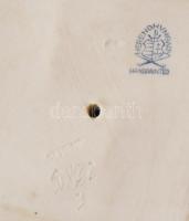 Herendi táncoló figura. Kézzel festett, jelzett, ragasztott 29 cm