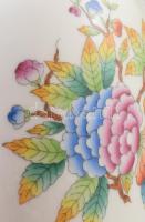 Herendi Viktória mintás váza. Kézzel festett, jelzett, hibátlan 19 cm