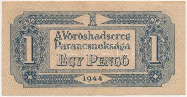 1944. 1P " A Vöröshadsereg Parancsnoksága", "BP 771070" sorszámmal T:F erős papí...