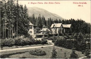 Tátraszéplak, Tatranska Polianka, Westerheim (Tátra, Magas-Tátra, Vysoké Tatry); szállodák. Kiadja Divald Károly 1444. / hotel