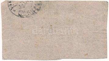 Miskolc 1860. 10kr "Miskolcz város utalványa" bélyegzéssel T:F Adamo MIS-2.1