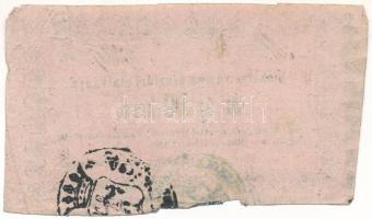 Miskolc 1860. 10kr "Miskolcz város utalványa" bélyegzéssel, rózsaszín papíron T:F Adamo MI...