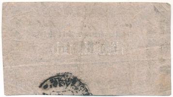 Miskolc 1860. 10kr "Miskolcz város utalványa" bélyegzéssel, értékjelzés "10" vas...