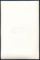 Gink Károly (1922-2002): Osztályteremben, pecséttel jelzett fotó, 17,5×12 cm