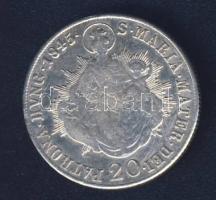 1845B 20Kr Ag I.Ferdinánd T:3/4 kis ph. k