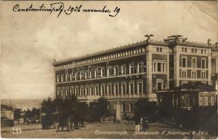 1926 Constantinople, Istanbul; Ambassade dAllemagne a Péra / German Embassy in Pera (EB)