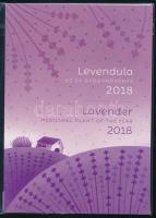 2018 Az év gyógynövénye: Valódi levendula bélyegszett bontatlan csomagolásban, tanúsítvánnyal, 0201-es sorszámmal (52.000)