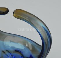 Karel Zemek cseh "Niagara" asztaldísz, jelzés nélkül, hibátlan, m: 20 cm