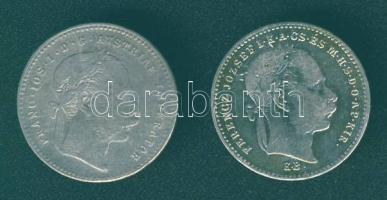 1870KB 20kr Ag T:3 + Ausztria 1870. 20Kr Ag T:3