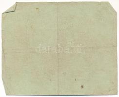 Rozsnyó 1849. július 16. 3kr "Rozsnyó bánya város pénztári utalványa" T:F Hungary / Rozsny...