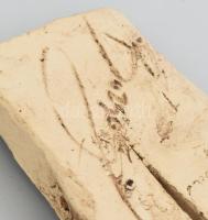 2 darab szignózott jókívánság szobor (Wishing Well Sculptur), jelzéssel, keménycserép(?), hibátlan, ...