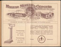 cca 1930 Magyar Mérleg- és Gépgyár rt. képes termékkatalógus 16 p. Hajtásnyommal