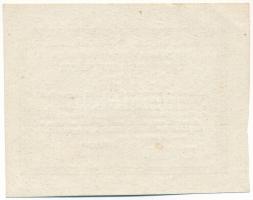 Rozsnyó 1849. július 16. 1kr "Rozsnyó bánya város pénztári utalványa" T:AU Hungary / Rozsn...