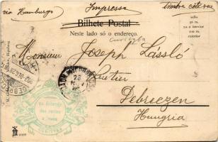 1903 Curitiba, Curityba; Rua 1. de Marco, Casa Jose Hauer / street view, shops (EK)