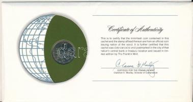 Jamaika 1979. 10c Cu-Ni "Nemzetek pénzérméi" felbélyegzett borítékban, bélyegzéssel T:UNC ...