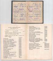 1955 Geológus oklevél és egyetemi diákigazolvány