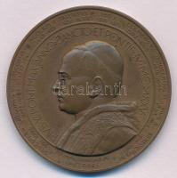 Berán Lajos (1883-1943) 1925. XI. Pius bronz emlékérem (45mm) T:AU,XF HP 1261.