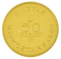 1961. 50Ft Au "Bartók Béla" (3,84g/0.986) T:AU (P) apró karc
Hungary 1961. 50 Forint Au &...