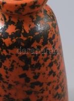 Tófej váza. Jelzés nélkül, kopással, m: 23 cm