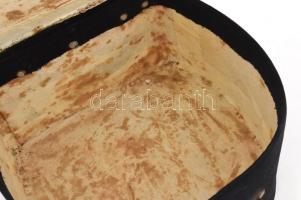 Antik kalaptartó doboz. Kis sérüléssel, 35x35 cm