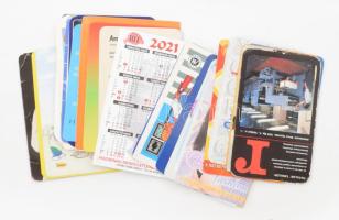 35 db vegyes kártyanaptár, közte egy erotikus