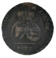 Moldva / Havasalföld 1772. 2p / 3k bronz T:VG Moldavia / Wallachia 1772. 2 Para / 3 Kopecks bronze C:VG Krause C#3