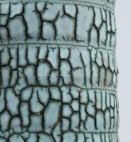 Zsugormázas hengerváza. Jelzés nélkül, mázsérülésekkel, m: 15,5 cm