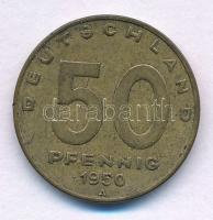 NDK 1950A 50pf Al-bronz T:XF patina GDR 1950A 50 Pfennig Al-bronze C:XF patina Krause KM#4