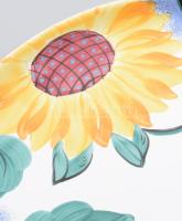 Herend Pottery gyümölcsmintás kínáló. Jelzett, hibátlan, d: 33 cm