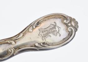 Négy személyes ezüst (Ag) süteményes villa és kés szett jelzett össz br 399 g. a kések éle is ezüst