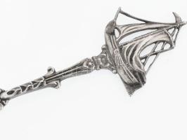 Teaszűrő ezüst (Ag) kanál r jelzett 22 g. 13 cm