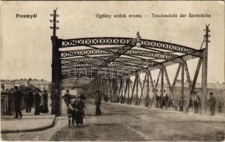 Przemysl, Ogólny widok mostu / Totalansicht der Sanbrücke / bridge (Rb)