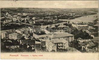 1916 Przemysl, Panorama / Ogólny widok / general view, bridge (Rb)