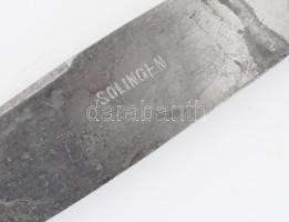 6 db ezüst nyelű kés készletben jelzett dianás, 23 cm