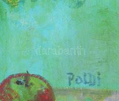 Böhm Lipót, Poldi (1916-1995): Virágok. Olaj, vászon, jelzett, hátoldalán Képcsarnok Vállalat címkéj...