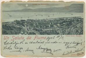 1902 Fiume, Rijeka; Tersatto / Trsat. Ottmar Zieher litho (szakadások / tears)